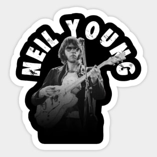 neil young Sticker